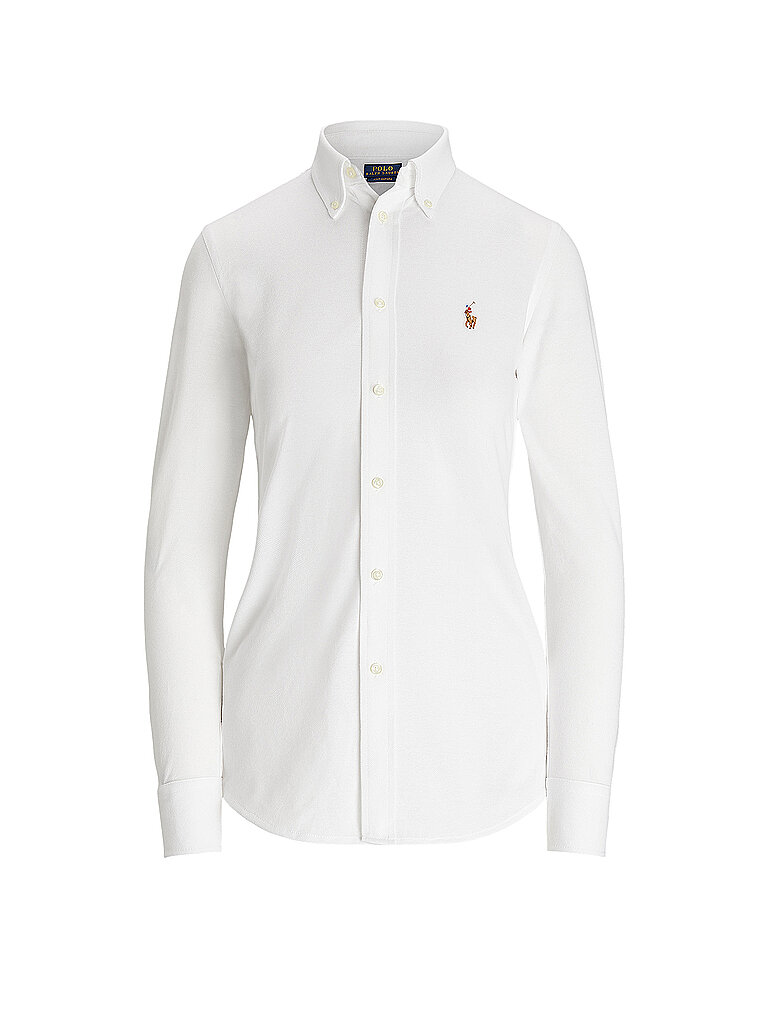 POLO RALPH LAUREN Bluse Skinny Fit HEIDI weiss   M damen